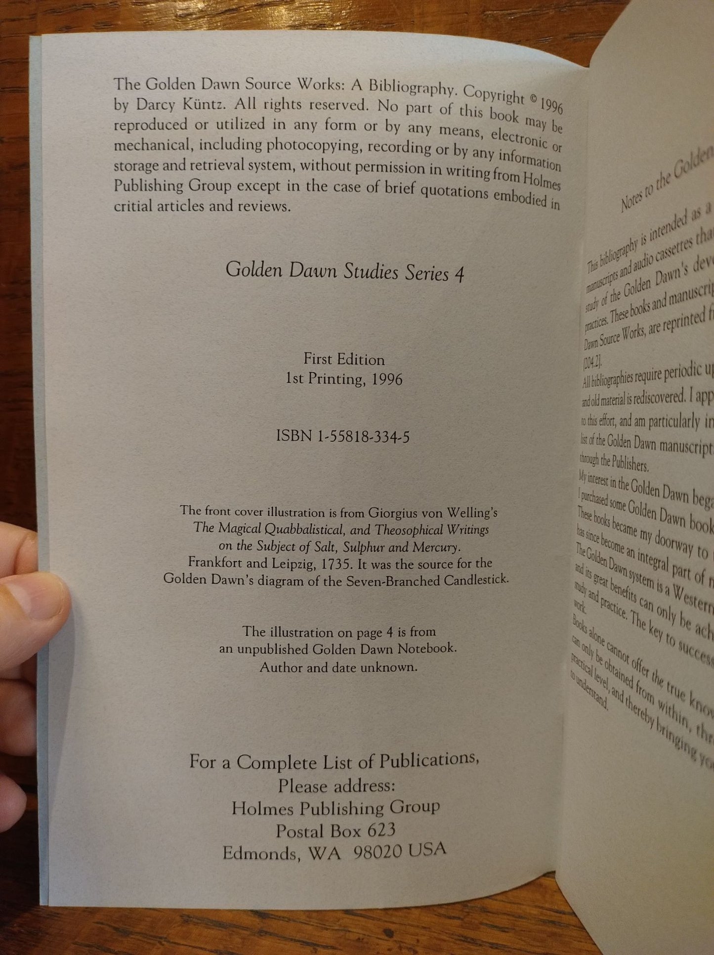 The Golden Dawn Source Works: A Bibliography