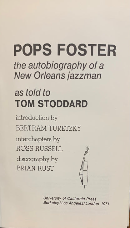 Pops Foster: New Orleans Jazzman