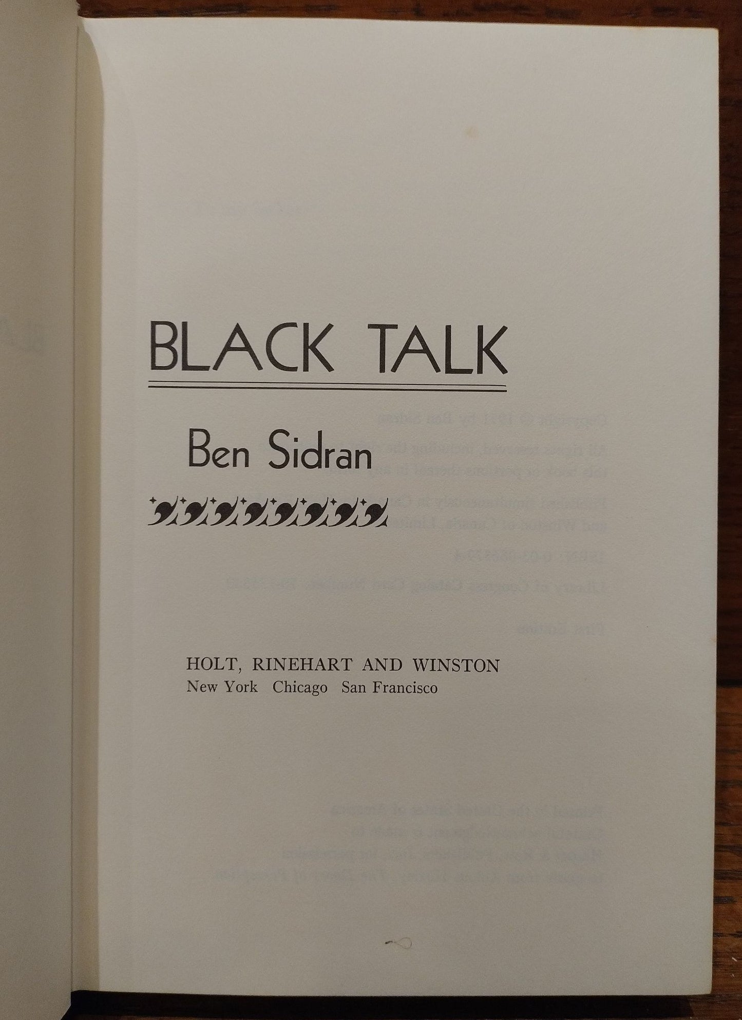 Black Talk: How the Music of Black America Created a Radical Alternative to the Values of Western Literary Tradition