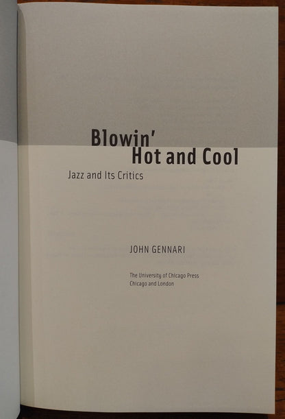 Blowin’ Hot and Cool: Jazz and Its Critics